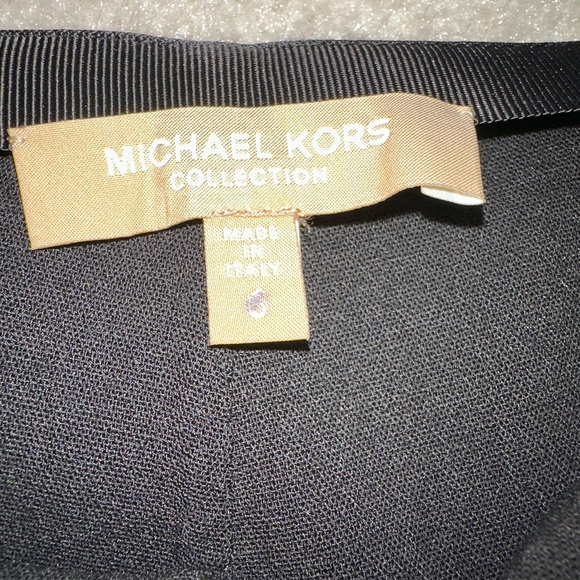 Micheal Kors COLLECTION BLACK PANTS SIZE 6 made in Italy - Picture 3 of 6